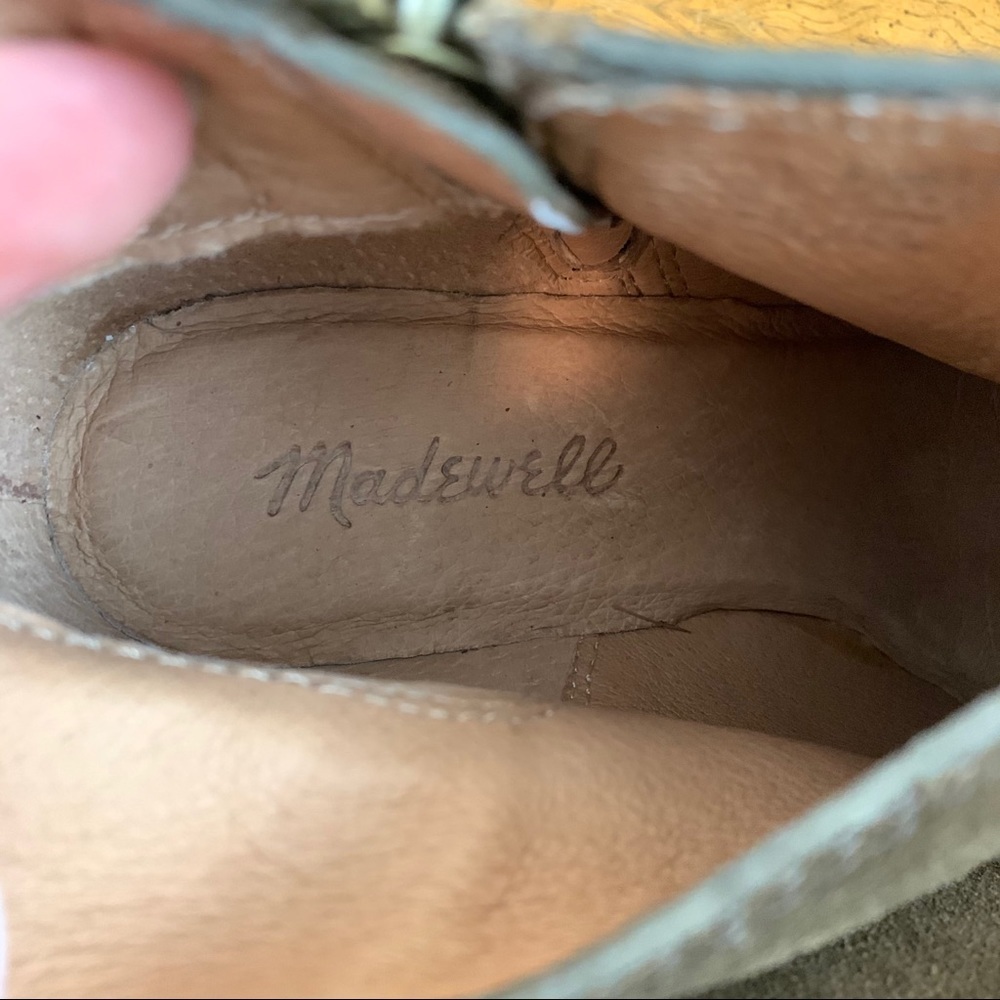 Madewell The Janice darkest olive suede ankle boot - Picture 12 of 15